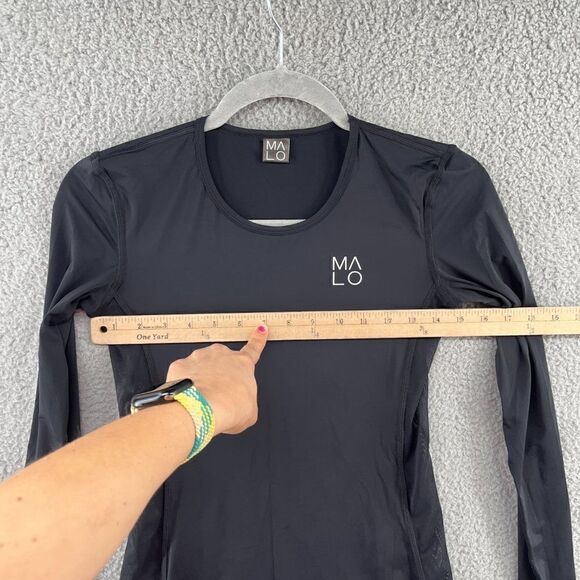 MALO MEN'S ENDURE LONG SLEEVE - BLACK Size Small - Picture 5 of 12